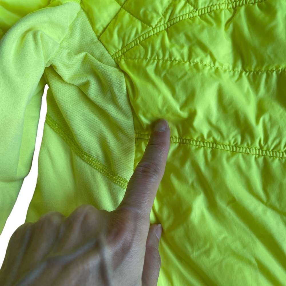 SOLD 🔴 Lululemon What The Fluff Pullover size 6 Clarity Yellow Jacket 1/2 Zip - Picture 9 of 16